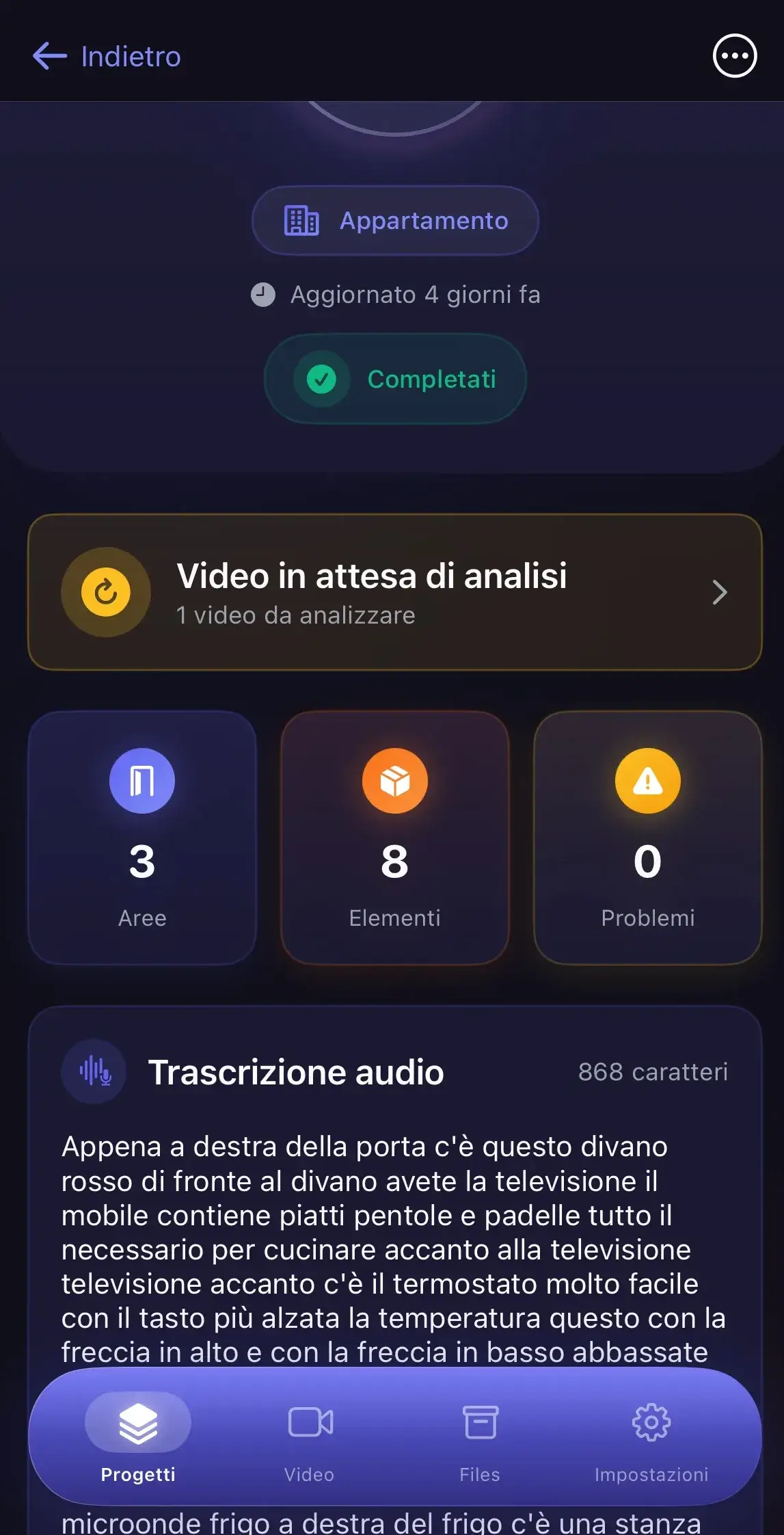 Space Context — Dettaglio AI
